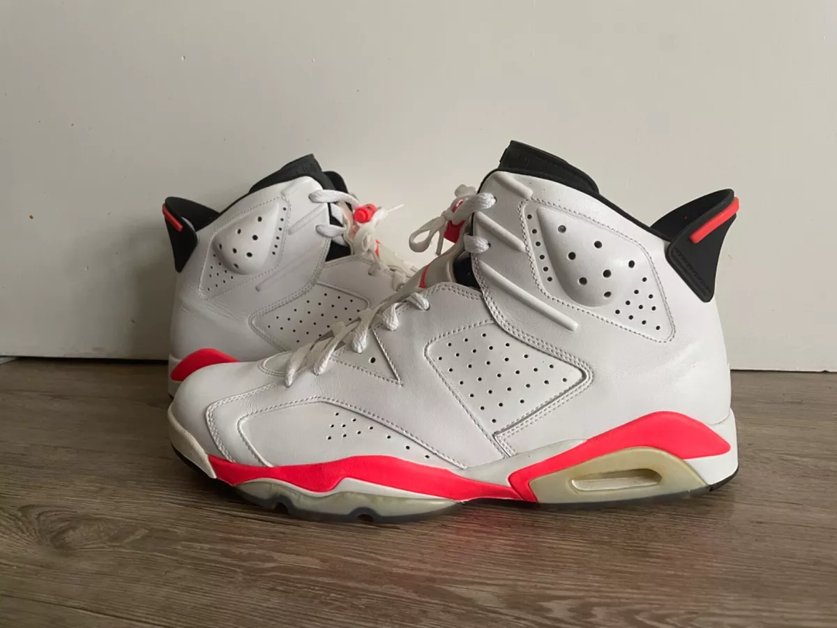 Size 14 Jordan 6 Retro Infrared White 2014 eBay