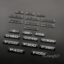 Car Body Rear Trunk Badge Emblem Decal Sticker P400 P400e P250 S P340 P380 HSE