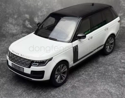 LCD 1:18 Scale White 2020 For Range Rover SVA SUV Sports Diecast