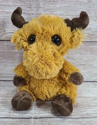 Giftable World Plush Moose Stuffed Animal Toy Soft Horns Brown 7'' 2022