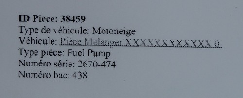 12-13  Arctic Cat Procross F1100 Turbo Lxr Fuel Gas Pump 2670-474 - Picture 12 of 12