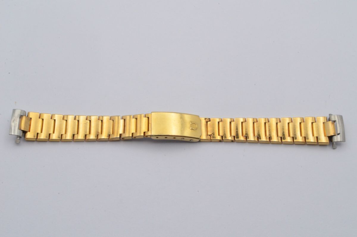 Omega Mujer de Ville Acero/ Oro Pulsera Brazalete 13MM Raro 3