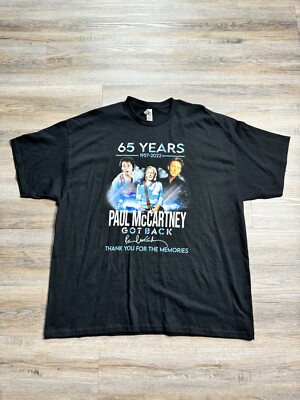Paul McCartney 65 Years T-shirt | eBay