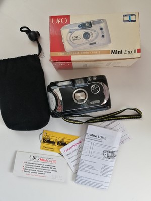 TESTED lomo vintage UFO Mini Lux II 35mm Film Camera point and shoot LOMOGRAPHY