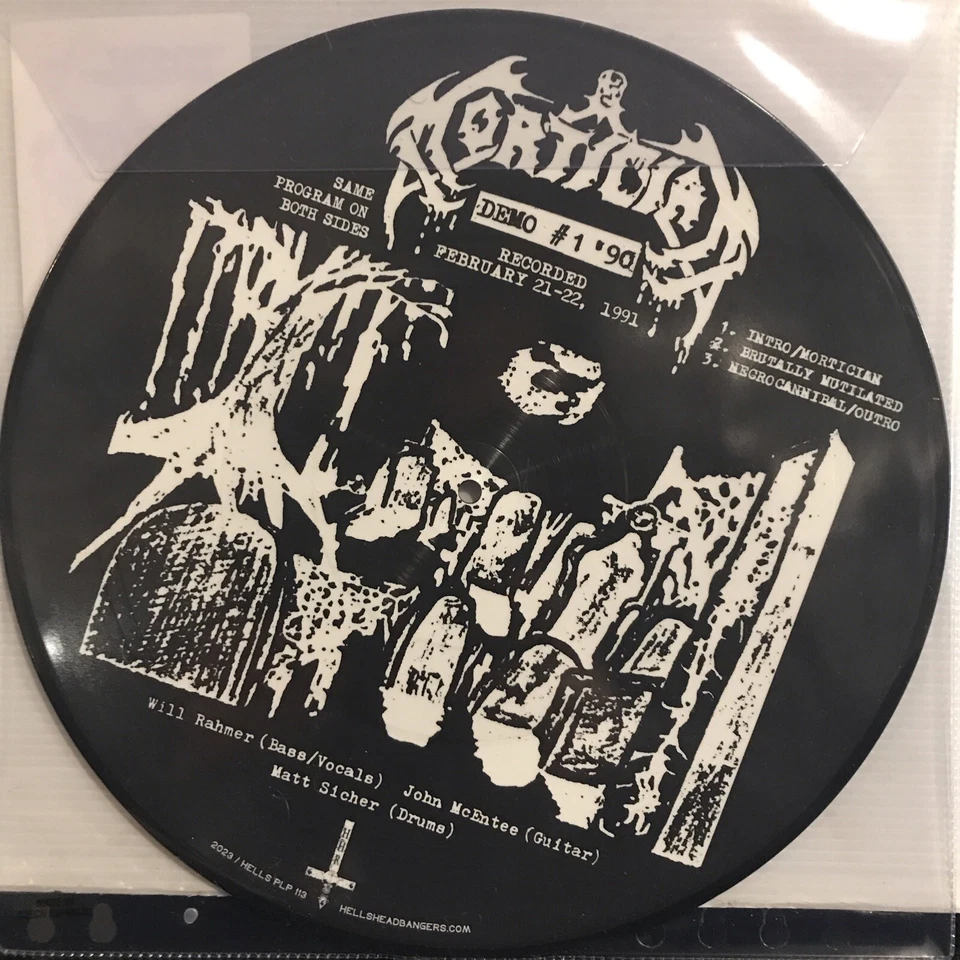 Mortician – Brutally Mutilated LP Picture Disc 2023 Hells Headbangers [New] - Image 3 of 4