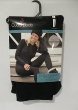 Cuddl Duds womens Fleecewear with stretch leggings size Large 14-16 black