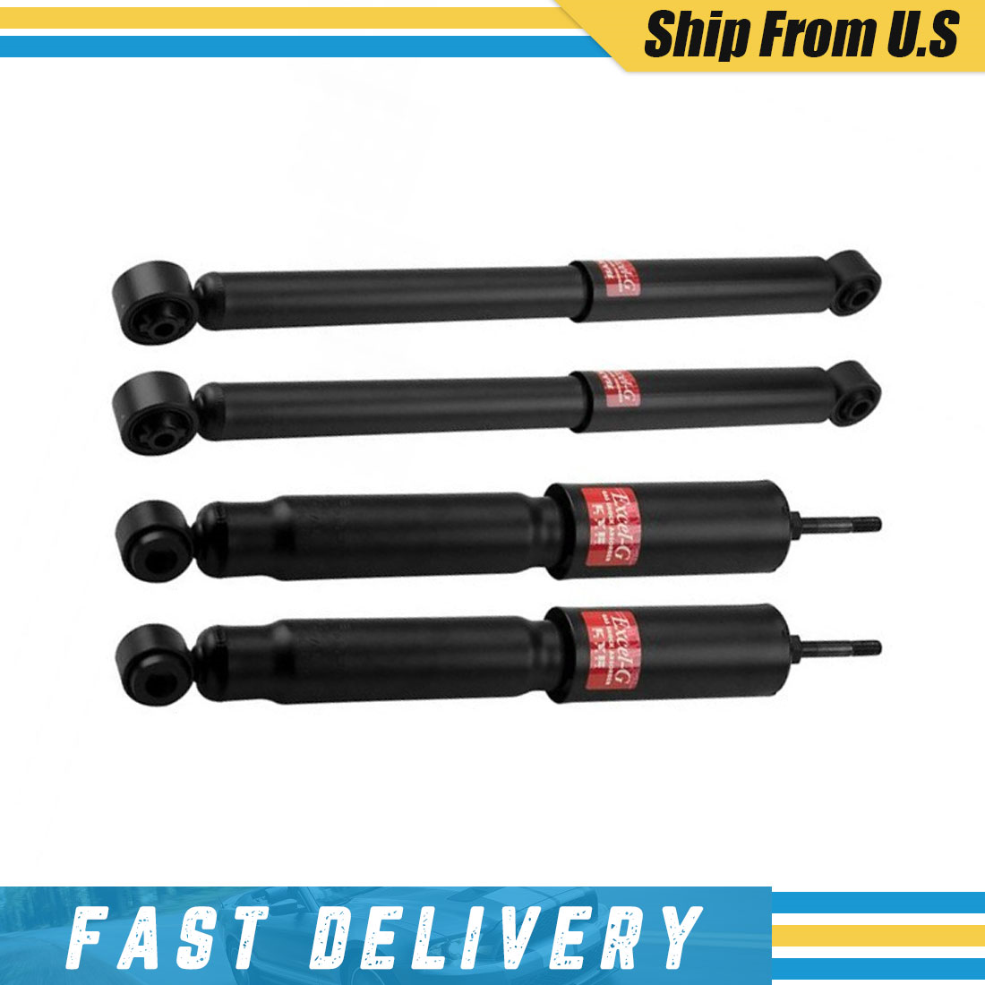 KYB 4 Shocks For Ford Expedition 4 x 4 4WD 97 98 99 00 01 02