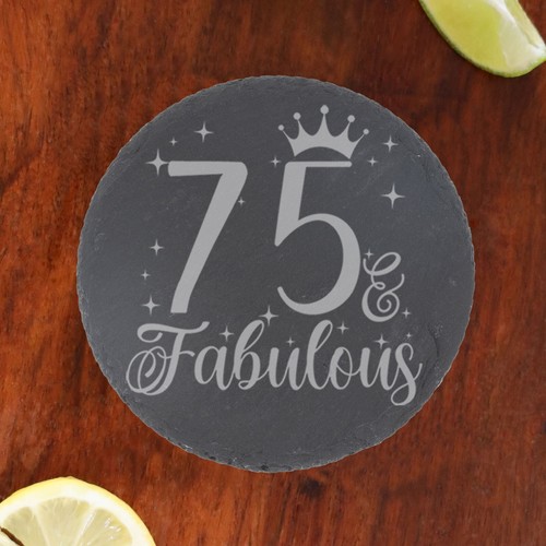 75 e favoloso bicchiere da vino inciso - regalo 75 ° compleanno - bicchiere 75 ° personalizzato - Foto 19 di 25
