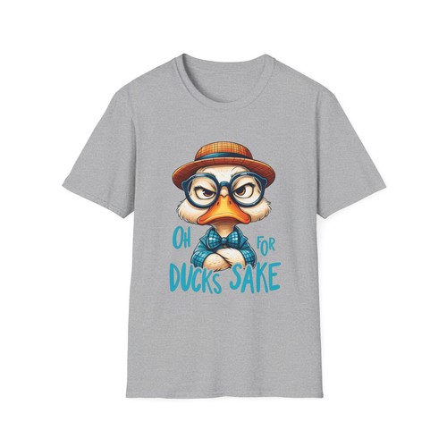 Divertida Camiseta Pato Estampado Gráfico Camiseta Unisex Novedad Camiseta Estilo Suave Camiseta - Imagen 14 de 15
