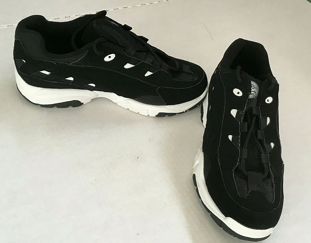 pro black with white sneakers tennis trainer tie | eBay