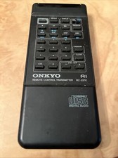 Onkyo Remote Control RC198C tape  CD free shipping OEM original -back Missing
