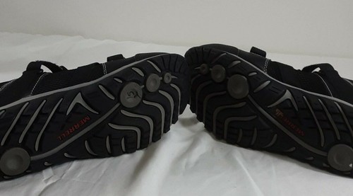 Gancho y bucle planos de malla negra de cristal Merrell para mujer Waterpro talla 9,5 - Imagen 11 de 11