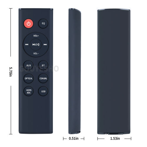 BW-SDB1 Replacement Remote Control For BlitzWolf Echo Wall Soundbar BWSDB1 - Picture 1 of 7