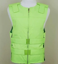 Unisex Kawasaki Green CORDURA® Fabric - Bulletproof Style Motorcycle Vest B# 34