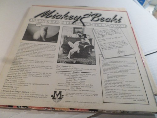 Mickey & Becki - Everything Is Under Control Wo-Wo (Vinyl LP) - Picture 2 of 4