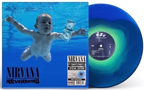 Nirvana – Nevermind 180g Swimming Blue Vinyl 30th Anniversary Special  Edition