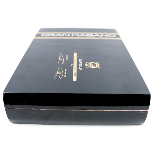 Caja de cigarros de madera vacía Gran Habano Capitulo 1 Robusto El Sueño 11" x 7,25" x 2" - Imagen 8 de 12