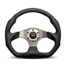 Momo Eagle Steering Wheel Black Leather Eag35bk0s