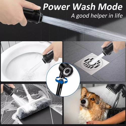 FEELSO Handheld Shower Head with Filtered,High Pressure Shower ON/OFF ...