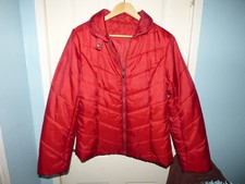 Bnwot Lovely Red Quilted Warm Jacket By Jensen Woman In Size 40 (14)