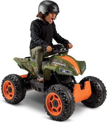 camo battery powered 4 wheeler