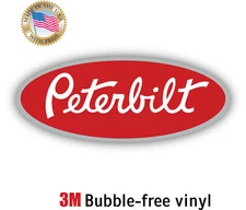 PETERBILT TRUCK DECAL 3M STICKER MADE IN USA WINDOW CAR LAPTOP WALL