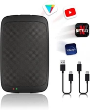 Android 12.0 Wireless CarPlay Adapter,Stream to Convert Wired to Wireless