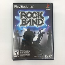 Rock Band Playstation 2 PS2 Video Game Black Label Complete Harmonix MTV EA