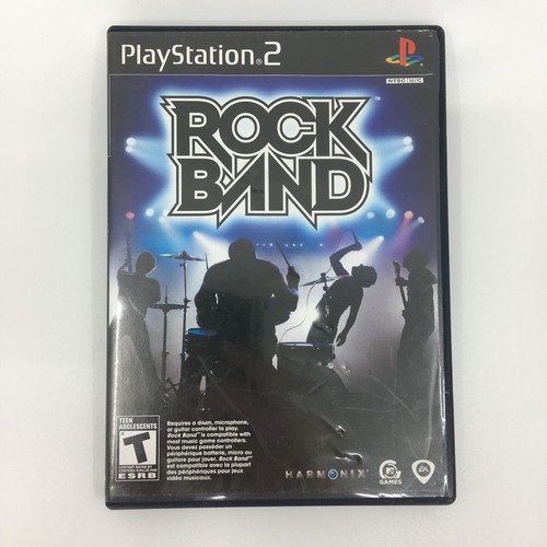 Rock Band Playstation 2 PS2 Video Game Black Label Complete Harmonix MTV EA - Picture 1 of 5