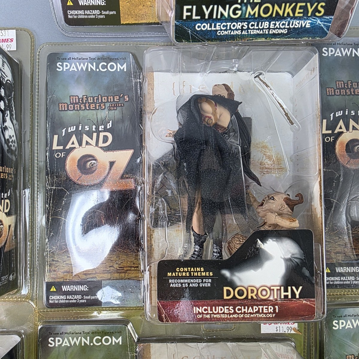 Twisted Land Of Oz FULL SET OF 7 Figures McFarlane Monsters Series
