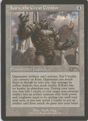MTG Karn, the Great Creator (253) Non-Foil Retro R Secret Lair Drop Series NM