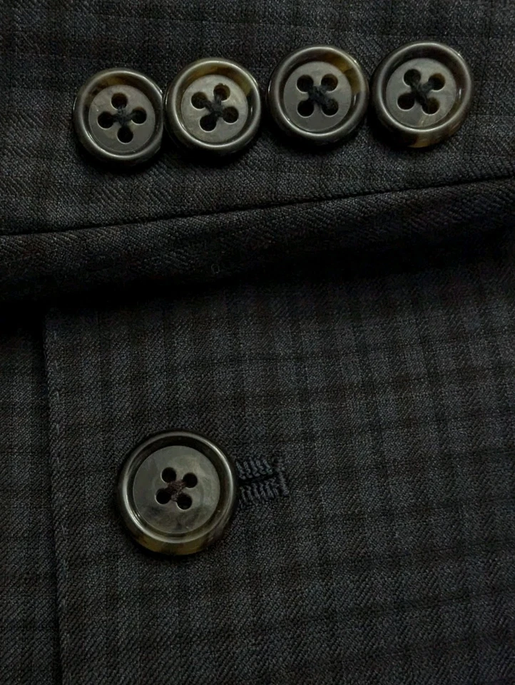 Blazer Abrigo Deportivo Traje Chaqueta Todd Snyder 36R Gris Cuadros Mayfair 100% Lana Para Hombre Foto 4 de 4