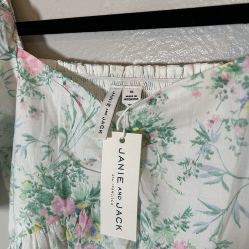 Jack And Janie Sweetheart Dress Girls Size 16 Pink Floral Puff Sleeves Victorian - Picture 6 of 13