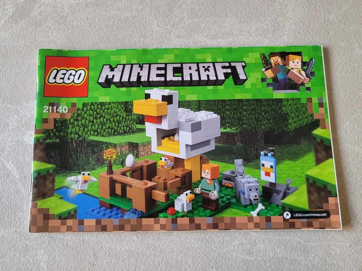 Lego Minifigure Lego Minecraft Chicken Instructions Alex BigFig