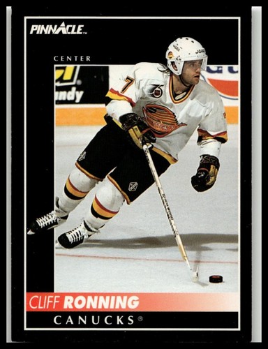 1992 Pinnacle Cliff Ronning #12 card
