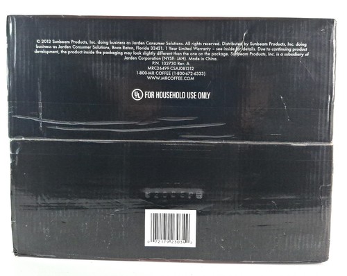 Mr. Coffee Switch 12 Cup Coffee Maker DW 13 Sealed - Picture 7 of 8