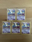 LOT OF 5 MEW POKEMON 2000 LEAGUE BLACK STAR PROMO CARDS #8 Unplayed WOTC Vintage