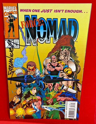 #ad #ad Nomad #18 Marvel Comics 1993 Signed FABIAN NICIEZ B17 $19.99