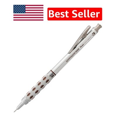 0.3mm Retractable Drafting Pencil with Ergonomic Grip & Lead Indicator