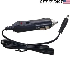 10FT 12V DC Car Charger Power Suppy Cable Cigarette Lighter Plug 5.5mm x 2.1mm