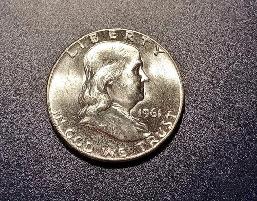 Gem BU 1961-D Franklin Half Dollar