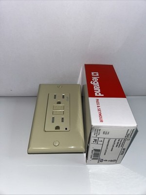 NEW Pass Seymour AF15TRI Tamper Resistant AFCI IVORY with Wall Plate