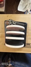 Harley Davidson Motor Cycles 4 Ceramic Coaster set w/ Holder