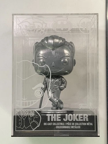 Funko Pop! DC: The Joker #10 Die-Cast Chase Metallic Figure *NO BOX -CN G3