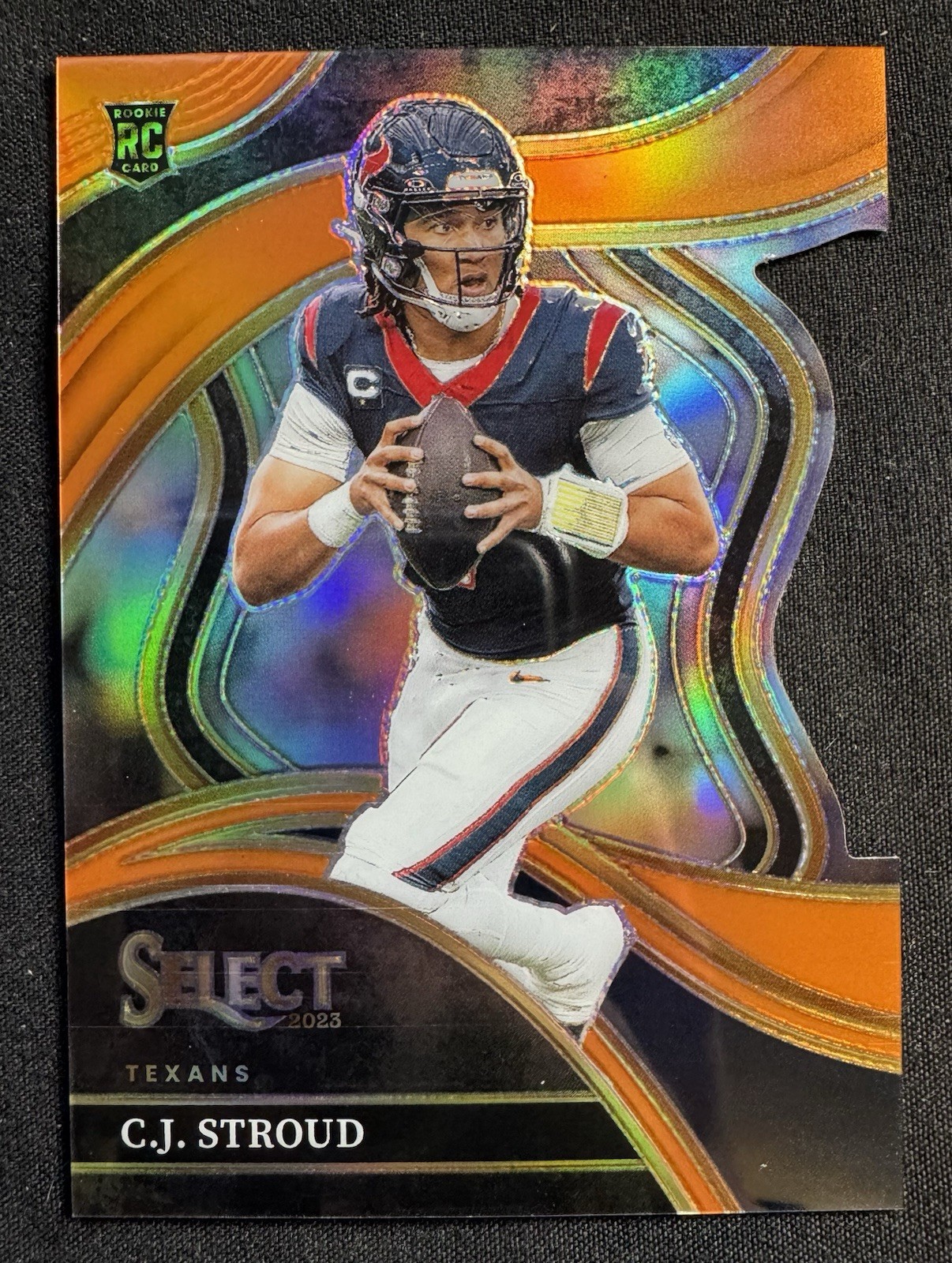CJ Stroud 2023 Select #289 Club Level Orange Die-Cut /399