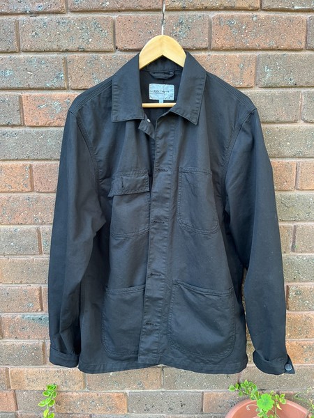 Carhartt WIP Michigan Jacket 8.5 oz coat in black size L large detroit santa fe