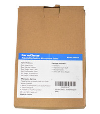 InnoGear Desktop Microphone Stand Adjustable Tble Mic Stand Mic Clip 5/8" x 3/8"