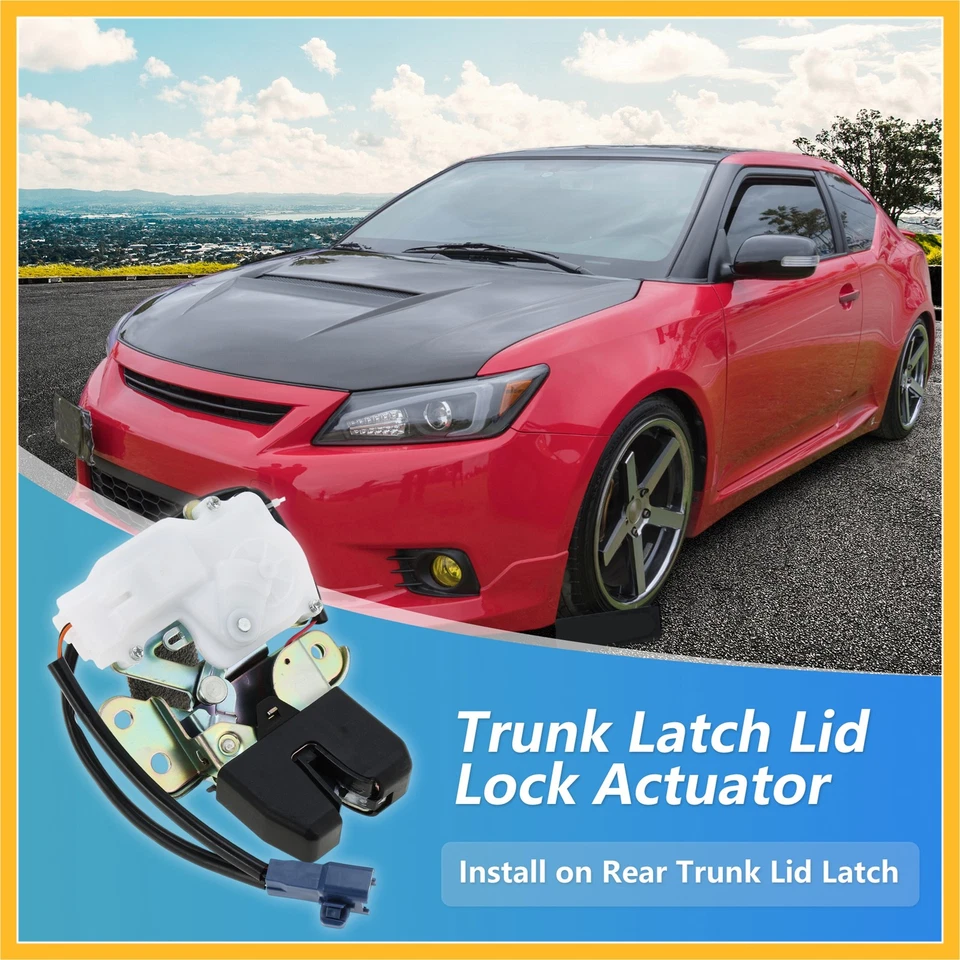 Actuador de bloqueo de pestillo de maletero para Scion tC 11-16 No.6935021121/6935021120 Foto 4 de 4