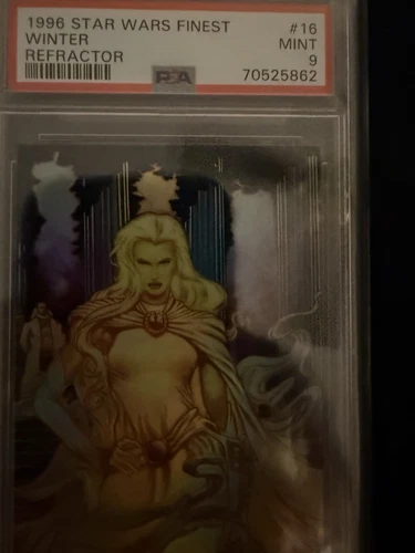 1996 Star Wars Finest Refractor #16 Winter PSA 9