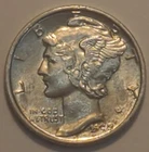 Nicer Low Mintage 1942 P Winged Liberty Head Mercury Dime